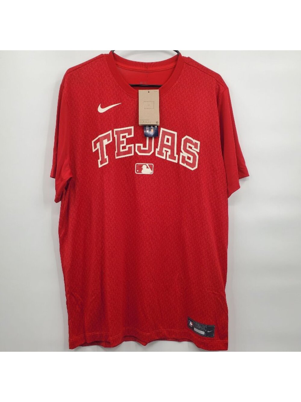 Nike MLB Texas Rangers Authentic Collection City Shirt Top Men Size Large NWT